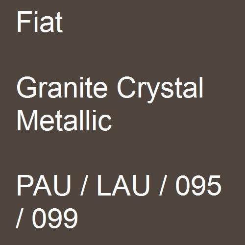 Fiat, Granite Crystal Metallic, PAU / LAU / 095 / 099.